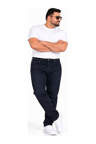Annex Erkek Büyük Beden Jeans Pantolon Lacivert