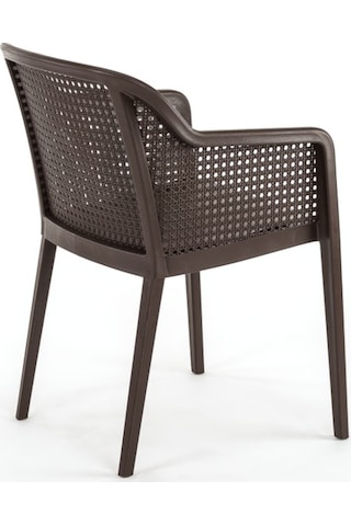 Bintaşmobilya Venge Rattan Plastik Bahçe Masa Sandalye Takımı Venge
