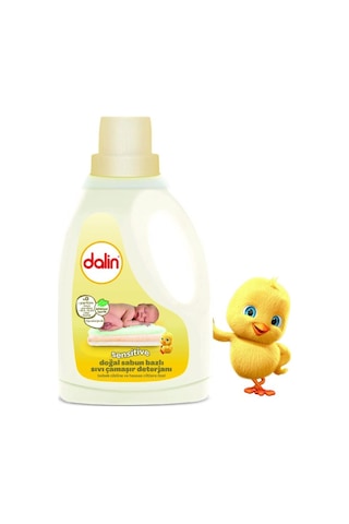 Dalin Sensitive Doğal Sabun Bazlı Parfümsüz Hipoalerjenik Sıvı Çamaşır Deterjanı 20 Yıkama 1500 ML