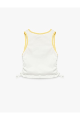 Koton Crop Tank Top Ekru 5skg30129ak Ekru