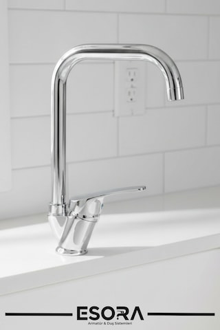 Krom Köşe Mutfak-banyo-lavabo Bataryası Çeşmesi Musluğu 3'lü Set
