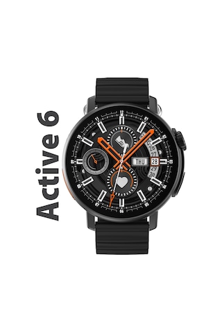 Active6 Yuvarlak Alüminyum Kasa Akıllı Saat