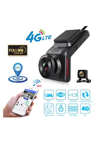 Araç Kamerası 4g Sim Kartlı 1080p Gps Uzaktan İzlenebilir Takipli