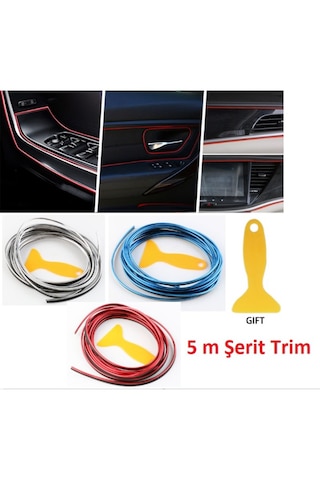 Araba Dekorasyon 5 Metre Şerit Trim 5mt