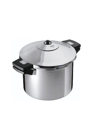 Kuhn Rikon 3017 Duromatic 6 L Inox 24 CMDüdüklü Tencere Gümüş