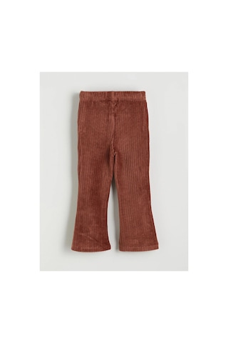 LC Waikiki Lcw Kids Beli Lastikli Kadife Kız Çocuk Tayt Brown