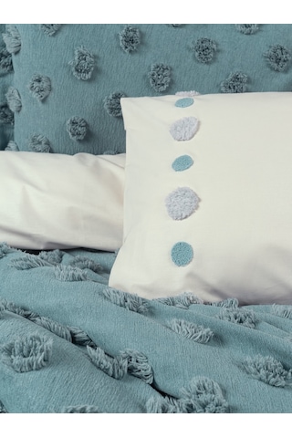 Cotton Box Limi Tek Kişilik Yatak Örtülü Nevresim Takımı Aldo Mint Mint