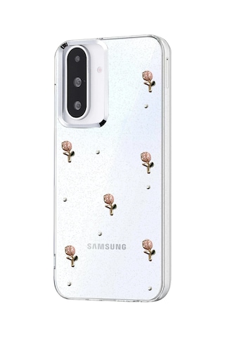 Newface - 120 - Samsung Galaxy Uyumlu A36 Fiyonk Desenli Kapak - - Spt-gld - Desen 6 Diğer