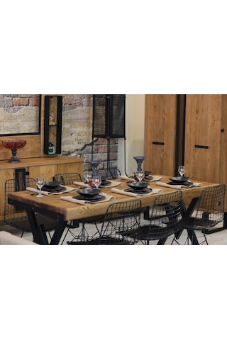 Ntconcept Ntconcept Masif Ağaç Mutfak Masası Takımı (437781110)