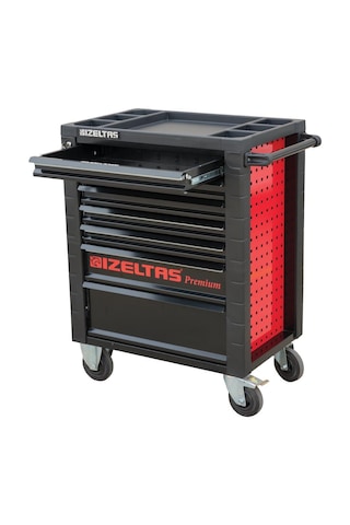 İzeltaş 8245 Premium Serisi Takım Dolabı 7 Çekmeceli 245 Parça - 8245007096