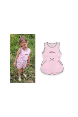 Novy Baby Sıfır Kol Çocuk Şort Tulum - 1-5 Yaş - 2090