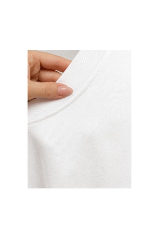 Yolo Street Solıs Oversize Siyah Beyazerkek Tişört-sırt Baskılı Antik Heykel Desen %100 Pamuk Premium Kalite Beyaz1