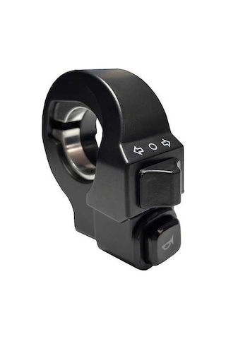 Novahub Elektrikli Bisiklet Kompakt Işık Ve Korna Anahtarı - Sinyal Butonu - Siyah Pp+tpr Materyal