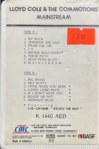Plak Değildir Kaset Tir Lloyd Cole & The Commotions Mainstream