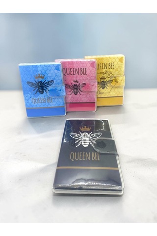 Queen Bee A7 Not Defteri , Çıt Çıtlı Cep Defteri - Siyah