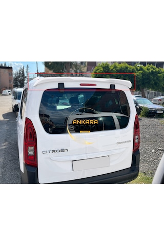Yeni Combo Doblo 5 Berlingo Proace Rifter - Beyaz Renk Spoiler - Plastik
