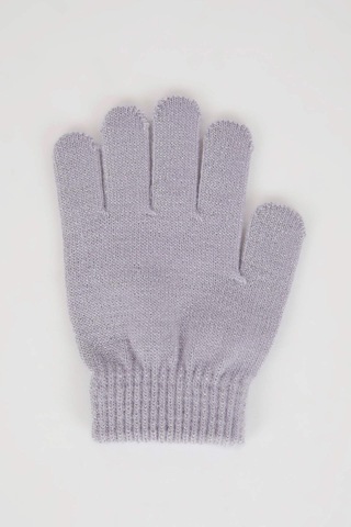 Defacto Kız Çocuk 2li Triko Eldiven C8147a824wnpr46 Mor