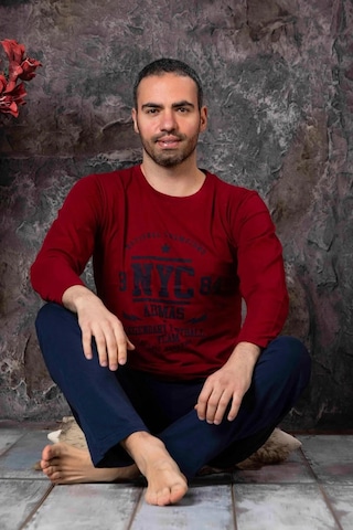 Sude Erkek Süprem Bisiklet Yaka İnce Uzun Kol Pijama Takımı P300/12 - 1 Adet 001