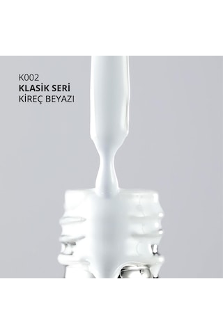 Kalıcı Oje K002, Kireç Beyazı, 10 Ml Diğer