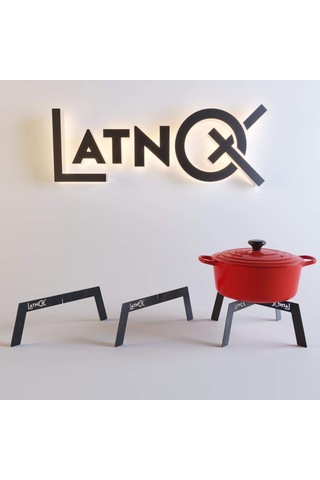 Çınar Extreme 34 Cm Latnox Kamp Ocağı - Ateş Üstü Izgara - Kamp Malzemesi Çok Renkli