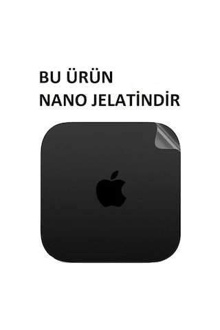 Apple Uyumlu Tv 4k Üst Taraf İçin Şeffaf Nano Jelatin Ultra Koruyucu