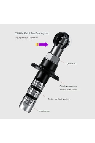Motosiklet 17mm Toplu Çatal Bağlantı Telefon Tutucu Adaptörü Racing Modeller Için Nikel - Siyah