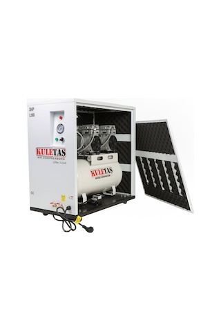 Kuletaş Kabinli Hava Kompresörü Yağsız Sessiz 60 L 2 Hp