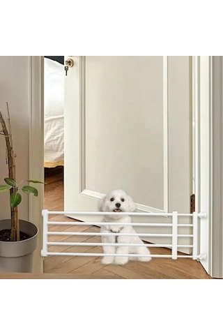 Homyl Geri Çekilebilir Köpek Kapısı Beyaz-yükseklik-24cm