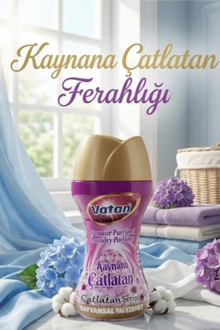 Vatan Granül Çamaşır Parfümü Ve Yumuşatıcı Kaynana Çatlatan 6 X 210 Gr 6lı Set