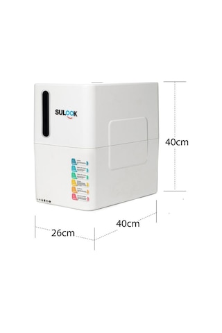 Su Arıtma Cihazı 13 Aşamalı 80 Gpd Membranlı Mineral Ve Detoks Filtreli Çelik Tanklı