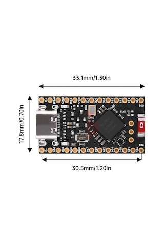 Nrf52840 Arm Cortex-m4f Promicro Modül Bluetooth 5 Thread Zigbee