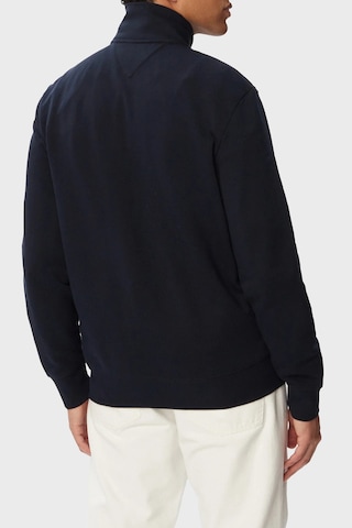 Tommy Hilfiger Logolu % 100 Pamuk Dik Yaka Fermuarlı Sweat Erkek Sweat Mw0mw43219 Dw5 Lacivert