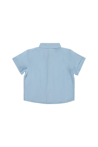 Civil Boys Basic Kısa Kol 2-5 Yaş Gömlek - Mavi