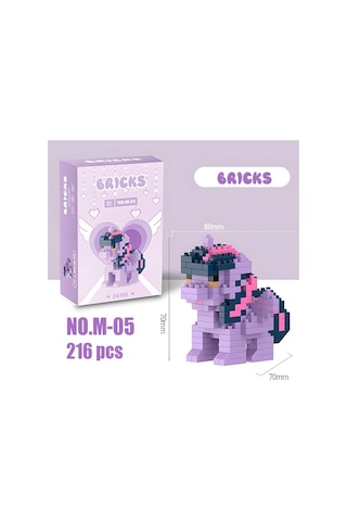 Bricks Pony Serisi 2'li Blok Seti - Twilight Sparkle Ve Applejack
