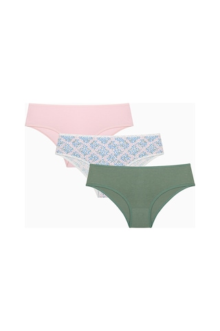 Penti Sweet Bouquet 3lü Cover Çok Renkli Slip Külot