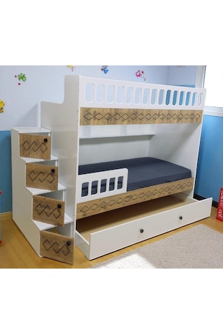 Pretty Mdf Çelik Profilli Yavrulu Ranza Mb M2