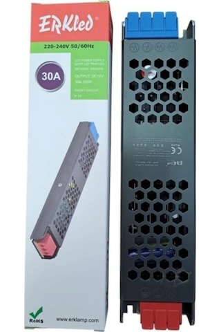 Erkled Ultra Slim 12v Ip20 350w 30 Amp Led Trafo Erk-4008