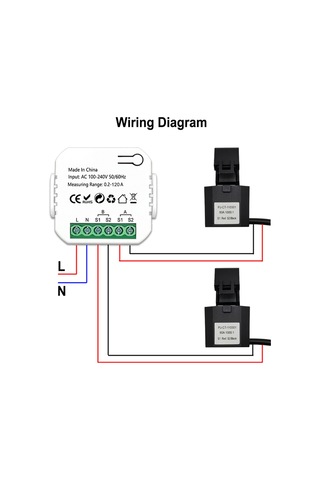 Reedark Tuya Wifi Akıllı Enerji Sayacı - Gerçek Zamanlı Güç Takibi, Otomasyon Ve Uzaktan Kontrol İle Ev Ve İş Yeri İçin Enerji Yönetimi