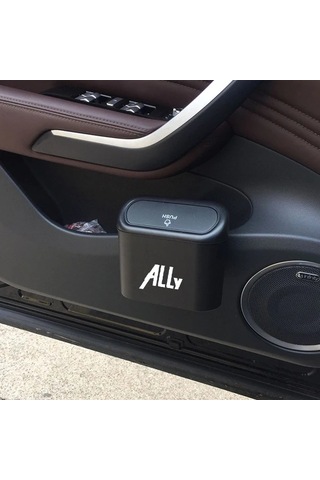 Ally Portatif Çok Fonksiyonlu Araç Çop Kutusu- 5775