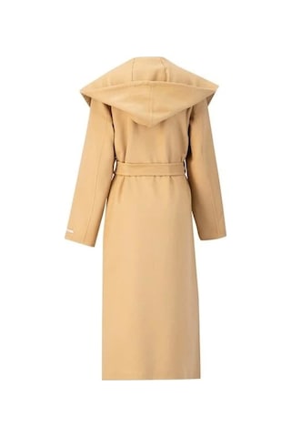 Armine Handmade Kapüşonlu Manto 24k8109 Camel Camel