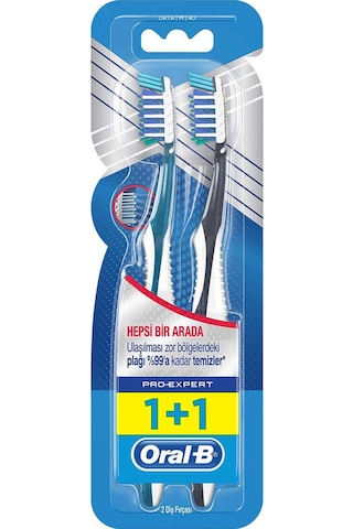 Oral-B Pro-Expert Diş Fırçası 40 Orta 1+1 Paketi