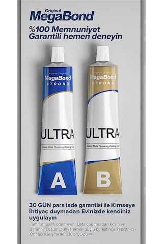 Megabond Kaynak Yapılmış Gibi Birleştiren Yapıştırıcı Tekli