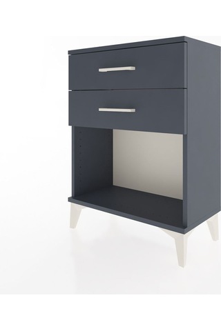Arges Komodin 4 Çekmeceli 60x30x80 Antrasit-antrasit Antrasit