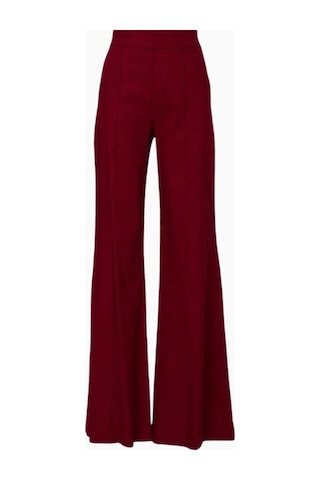 Alice And Olivia Conry Yüksek Bel Taytlı Pantolon Koyu Kırmızı