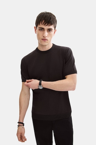 Back And Bond Kahverengi Regular Fit Bisiklet Yaka Triko Tişört Kahve