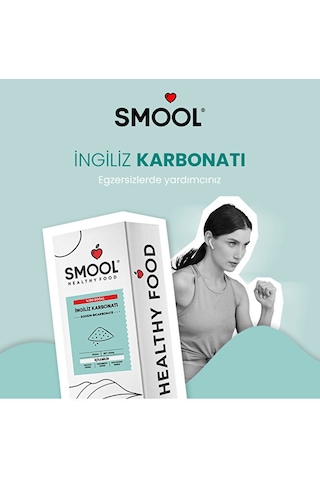 Smool 3 X 1000 G. Ingiliz Karbonatı 3x1000 Gr Içilebilir Katkısız Yenilebilir Gıda Tipi Food Grade