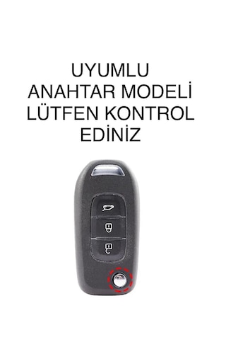 Renault Megane 4 Joy - Clio 5 Captur Koleos Uyumlu Anahtar Kılıfı