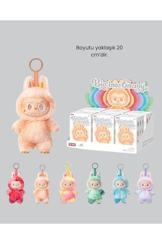 Labubu Koleksiyonluk Peluş Oyuncak Yumuşak Kumaşlı, Dekoratif Tasarım, Hediyelik - Lisinya Açık Pembe