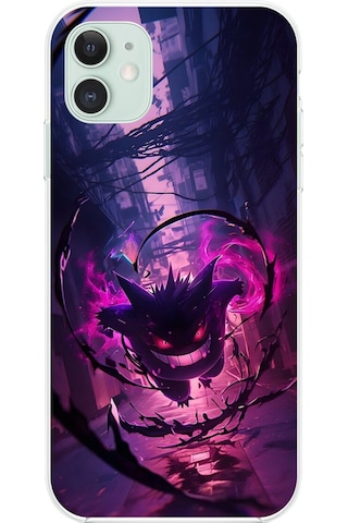 Apple Uyumlu iPhone 11 Şeffaf Kılıf Pokemon 2 Tasarımlı