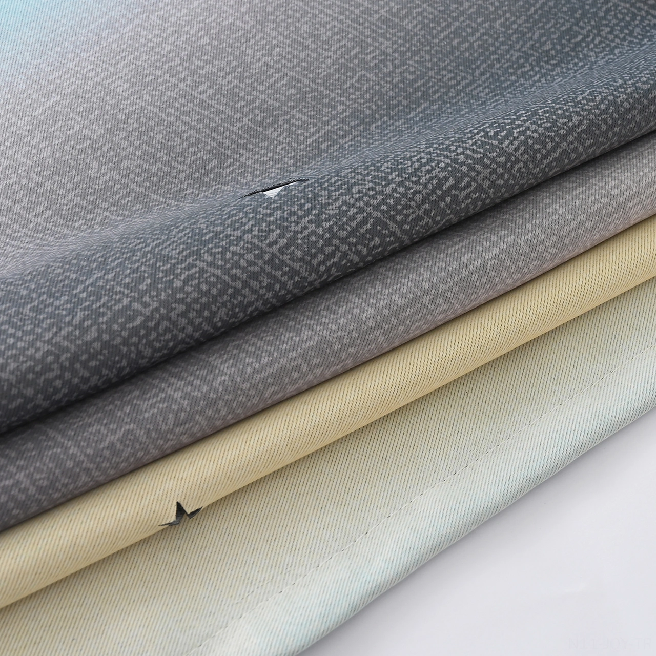 Youmex Yıldız Desenli İki Katlı Gölgelendirici Perde - Odalar İçin Isı Yalıtımı - Bej Rope İle 1 Adet 100x130cm